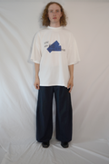 Oversized Mock Neck Tee