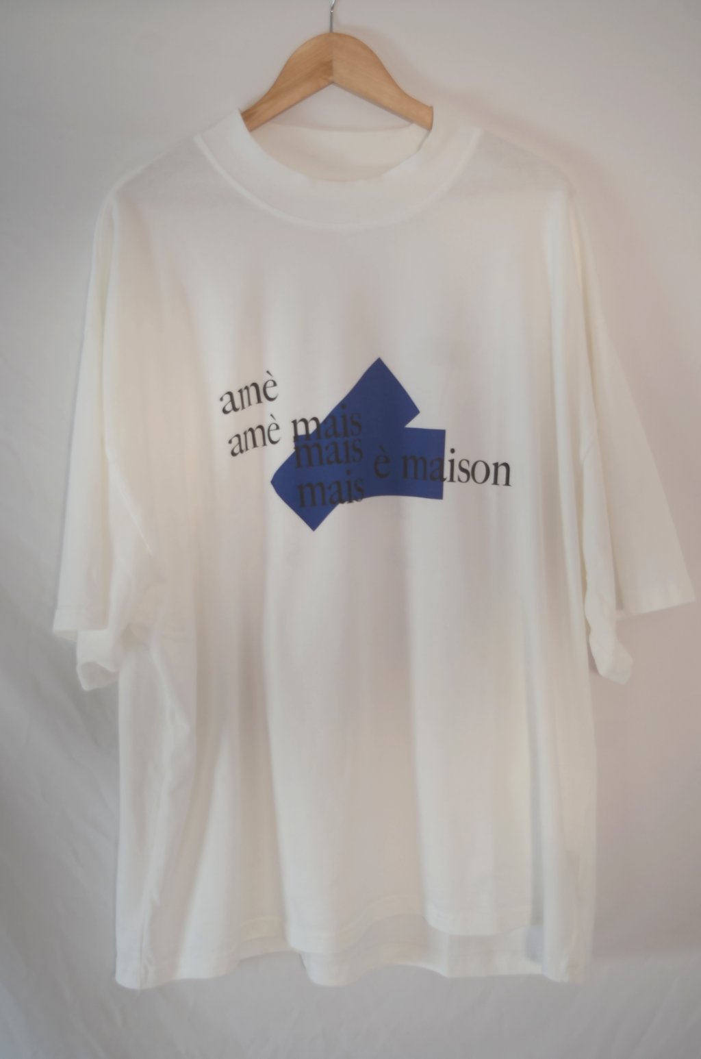 Oversized Mock Neck Tee